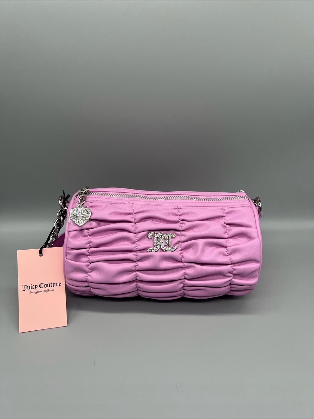 Juicy couture run the world shoulder bag purse